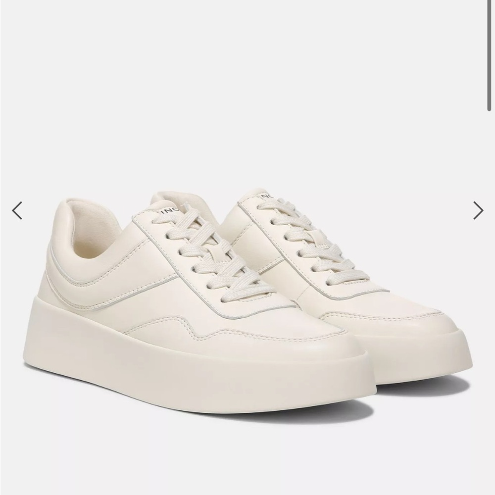 Vince Warren Court Women’s Casual Low-Top Sneakers in Milk size 8.5M